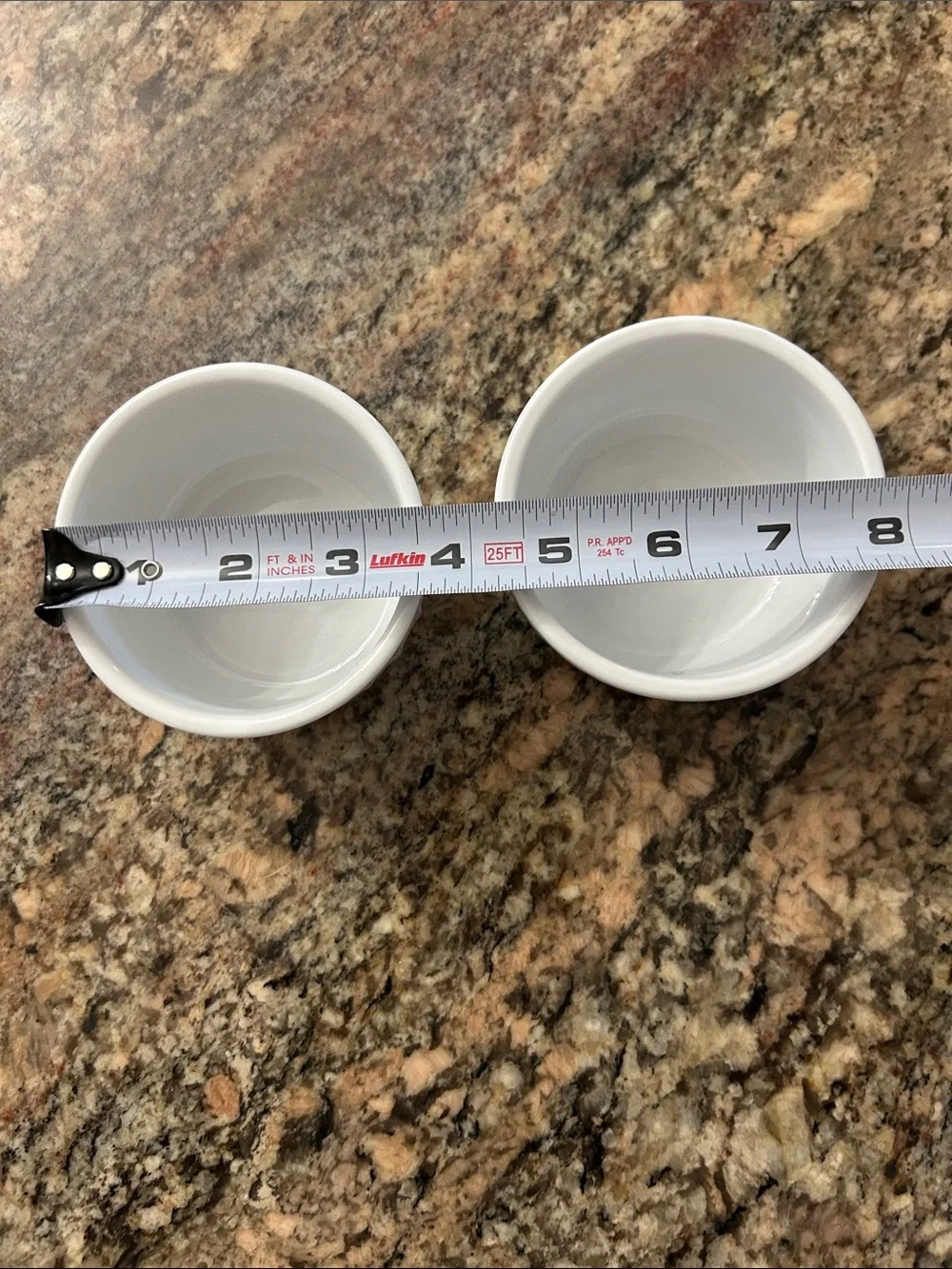 Chef’s White Ceramic 3.5” Ramekin Set - Versatile Baking & Serving Bowls
